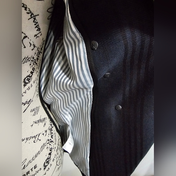 RARE! VERONICA BEARD Blue Black Plaid Cotton Blend Blazer Jacket Coat Si… - Picture 7 of 9